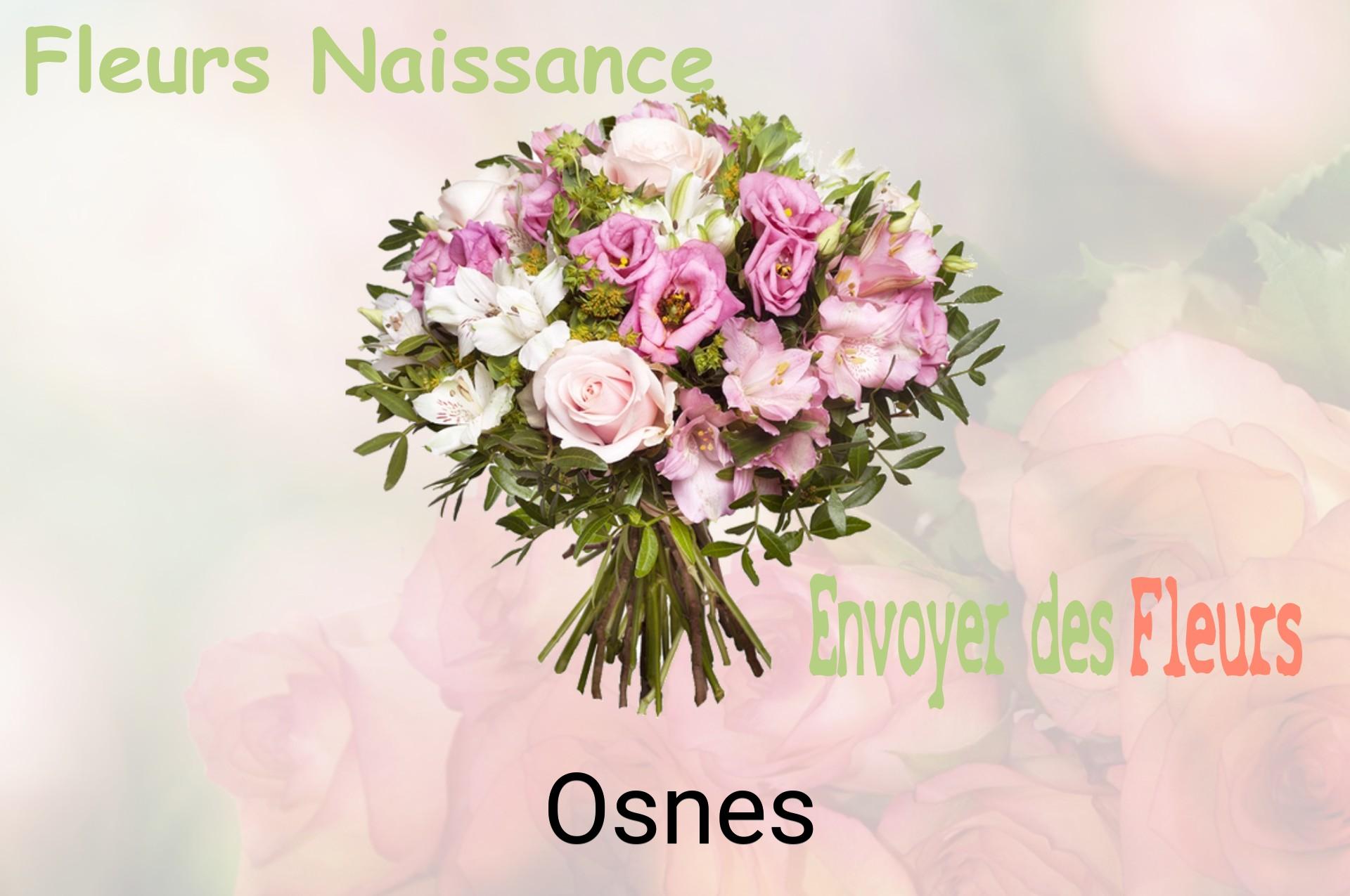 Bouquet de fleurs de naissance livré à Osnes